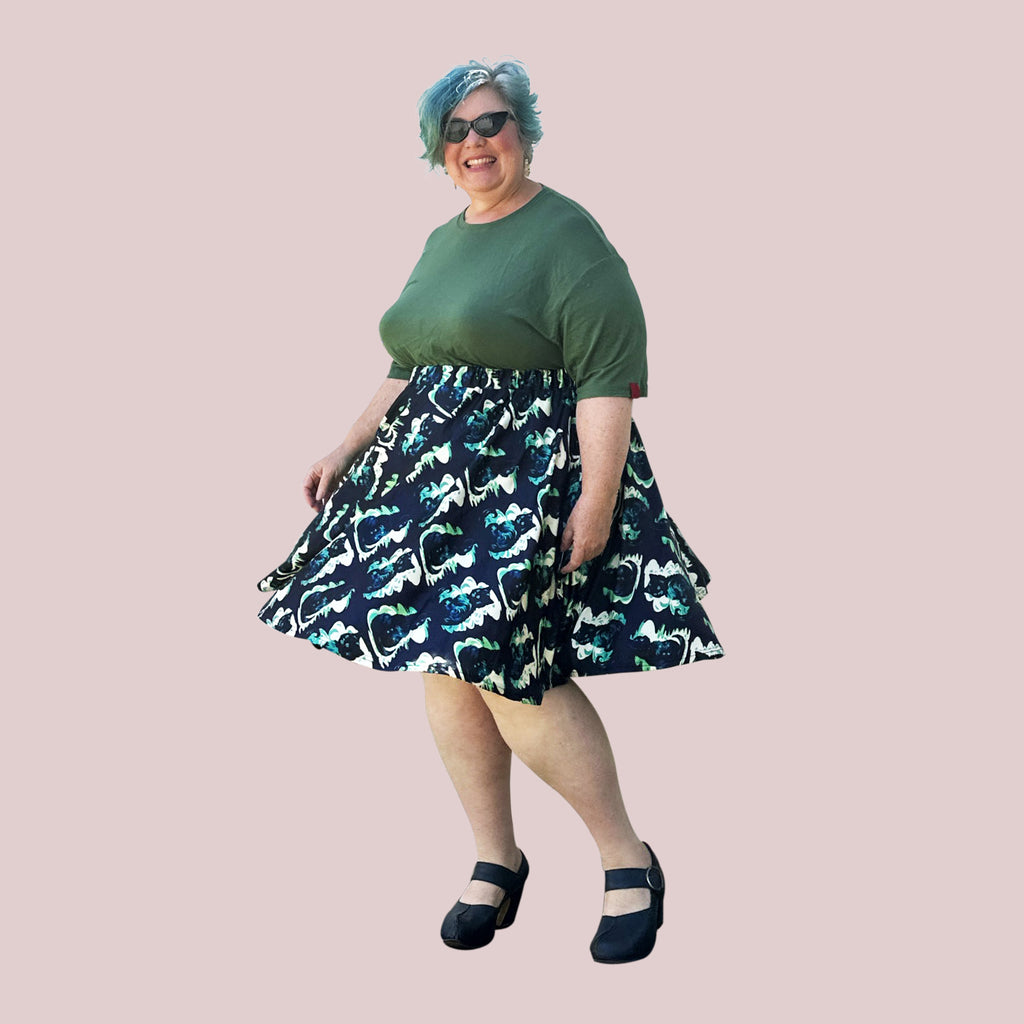 Blue Kitties Skirts | Made to Order