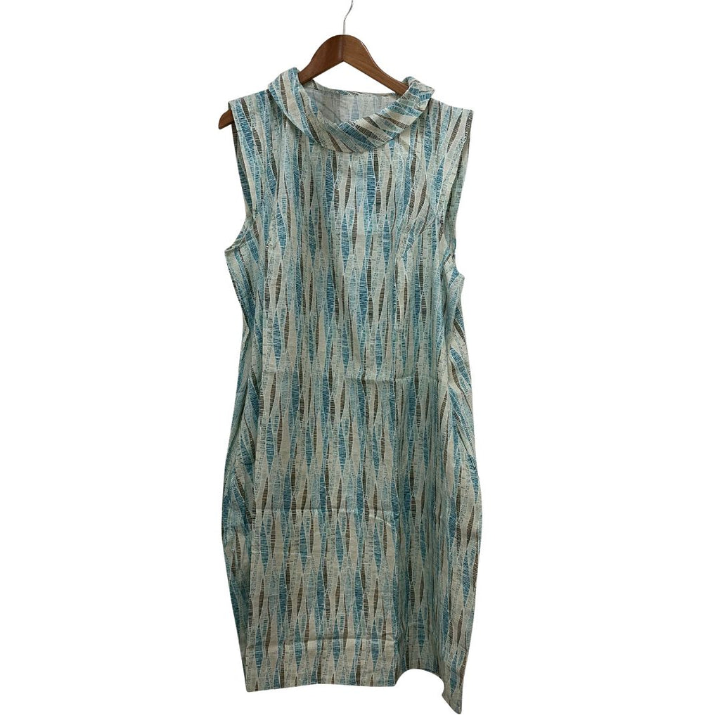 Linen Sleeveless Shift Dress