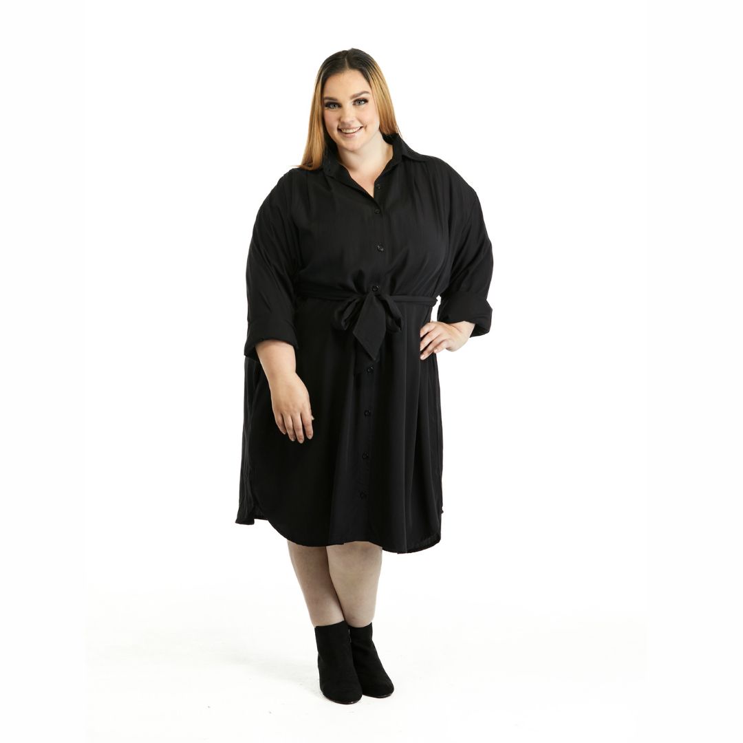 plus size dress shirts Cato Fashions drawstring waist Women's Plus Size No-Iron Shirts,