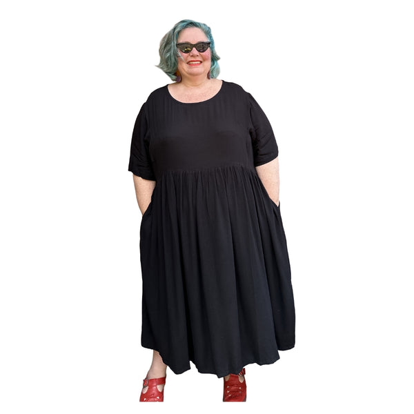 Long Sally in Beautiful Black - your perfect staple - Made to Order