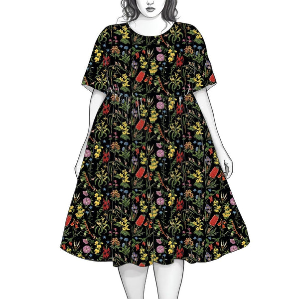 Custom Print Sally Dress - Linen Print | Made to order