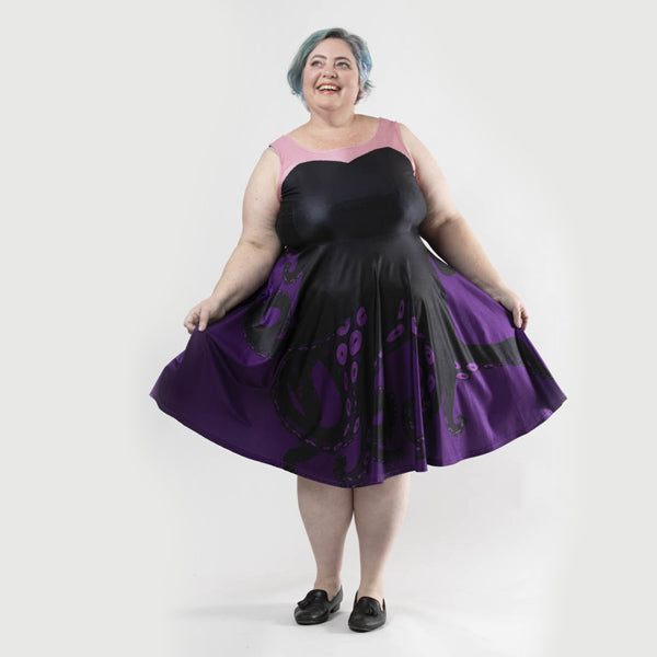 Ursula Tentacles plus size circle dress