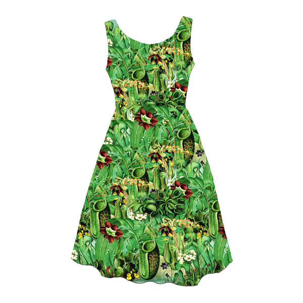 Audrey II circle plus size dress available on pre-order!