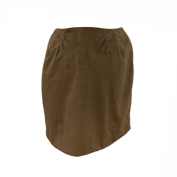Luxurious Vintage Velvet Mini Skirt | Plus size Skirt