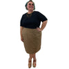 Luxurious Vintage Velvet Mini Skirt | Plus size Skirt