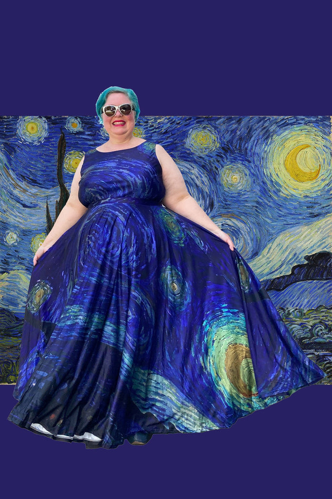 Starry night 2024 long gown