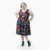 Vee Sleeveless dress in new Paint Splash print available on pre-order! Plus Sizes 14 - 36