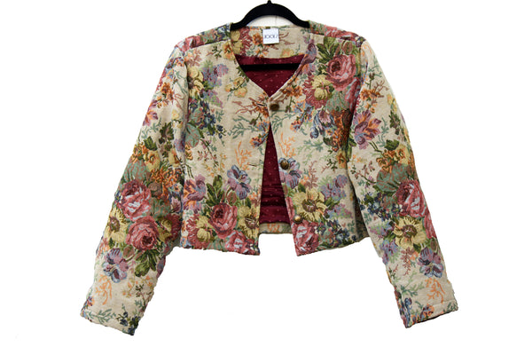 Tapestry Bolero Plus Size Jacket made to order with free shipping