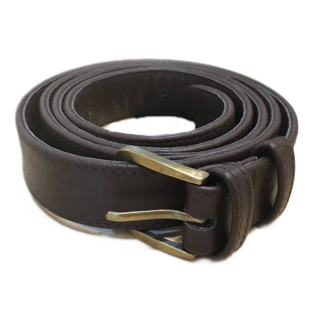 Plus Size Leather Belt - Chocolate
